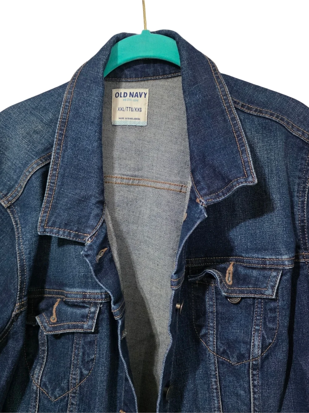 Old Navy Dark Blue Denim Jacket for Women